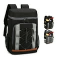 thumbnail image 1 of TeqHome Cooler Backpack Insulated Leak Proof 36 Cans Large Capacity Cooler Backpack Portable for Camping Hiking Picnic Black, 1 of 11