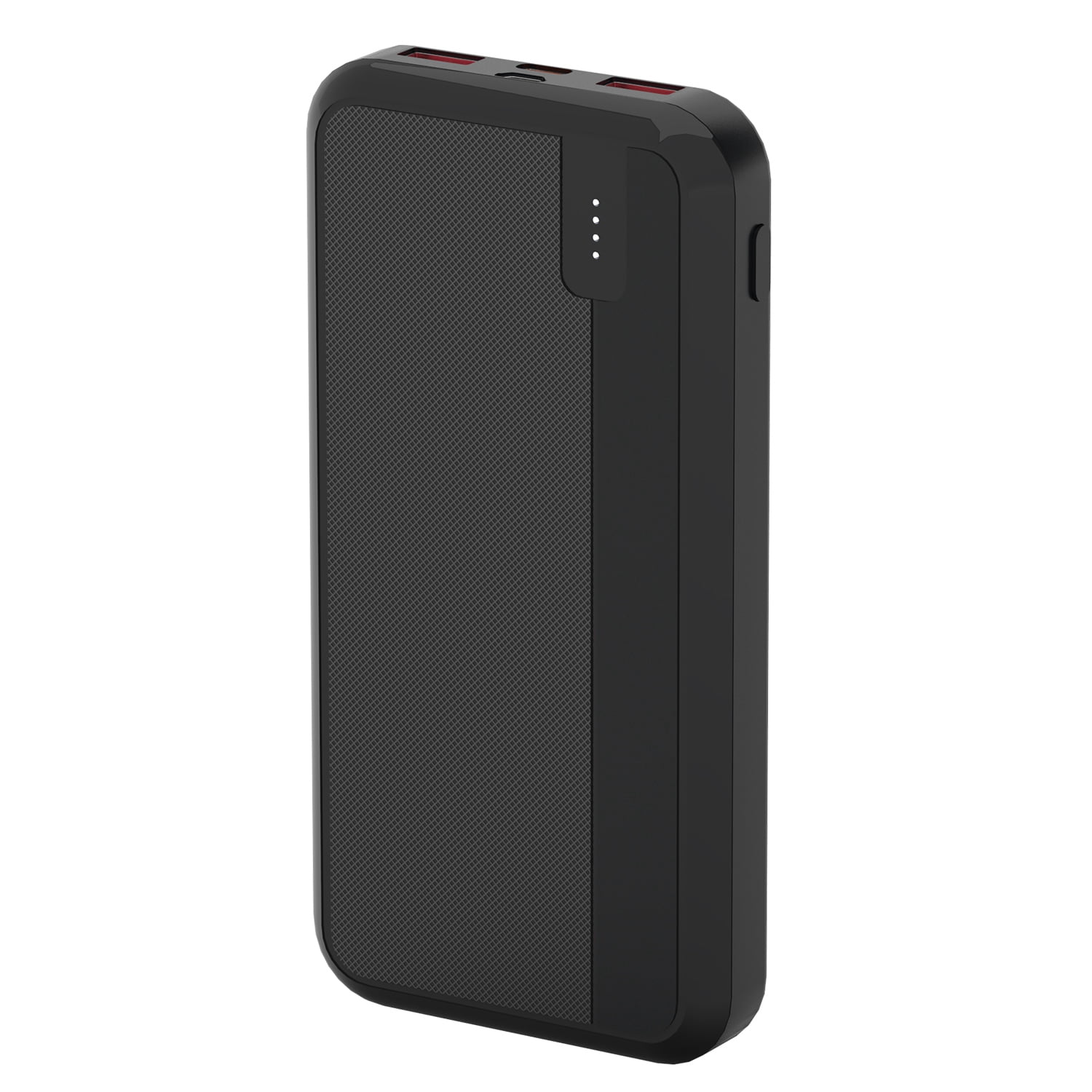 Teqhome 10000mAh Fast Charging Power Bank Dual USB Ports 1 Type-C Ports PD22.5W Fast Charger Portable Compact External Battery Pack with Type-C USB Cable Black