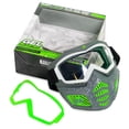 thumbnail image 1 of Glow-in-The-Dark Full Face Gel Blaster Mask Detachable Goggles Vented Frame for Outdoor Backyard Play Ages 14+, 1 of 10