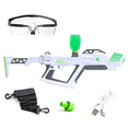 thumbnail image 1 of Teqhome Glow-in-The-Dark Gel Ball Blaster 170-250 FPS 150FT Range 3 Firing Modes 6000 Gellets for Outdoor Backyard Play Ages 14+ (Green), 1 of 11