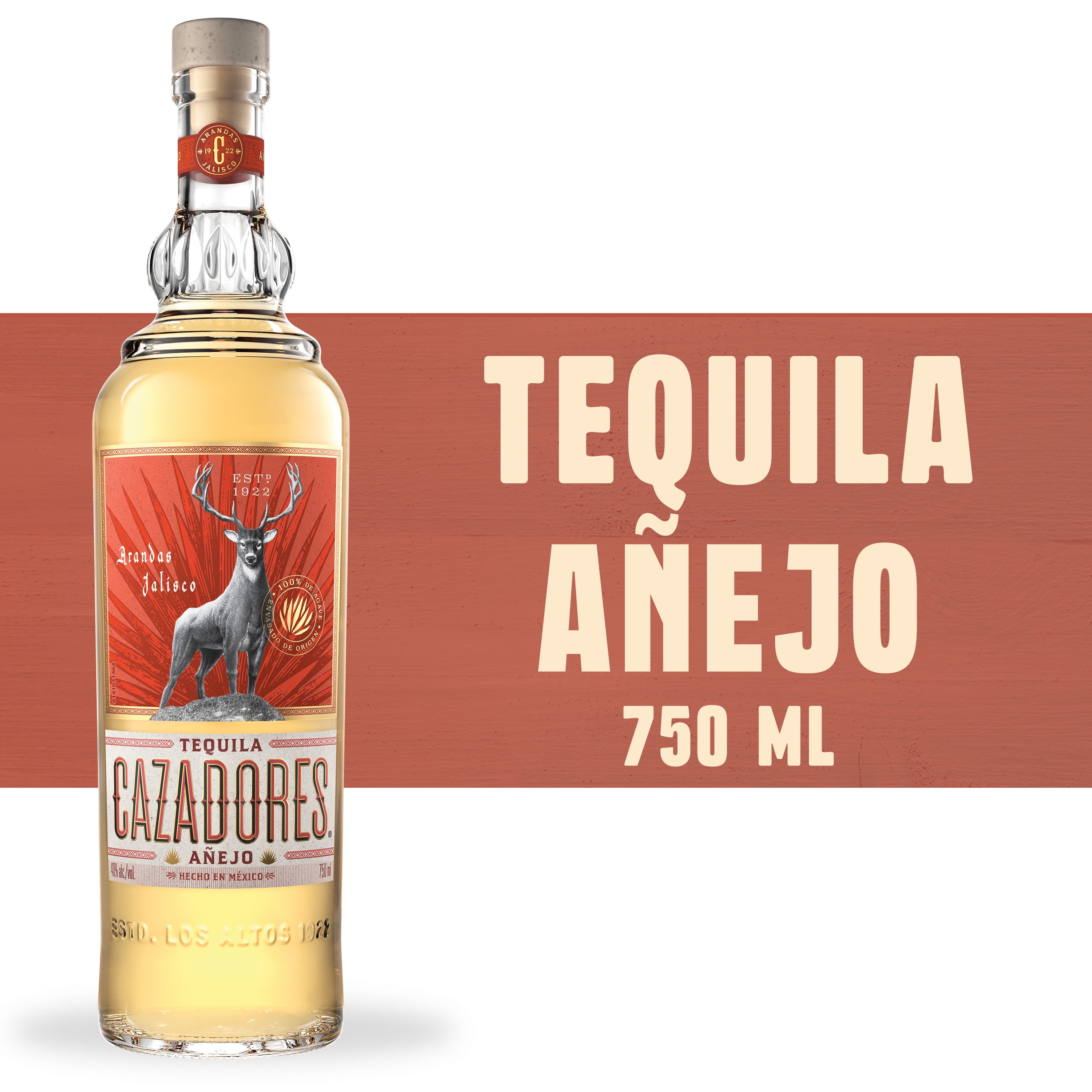 Tequila CAZADORES Anejo 750 ml Bottle