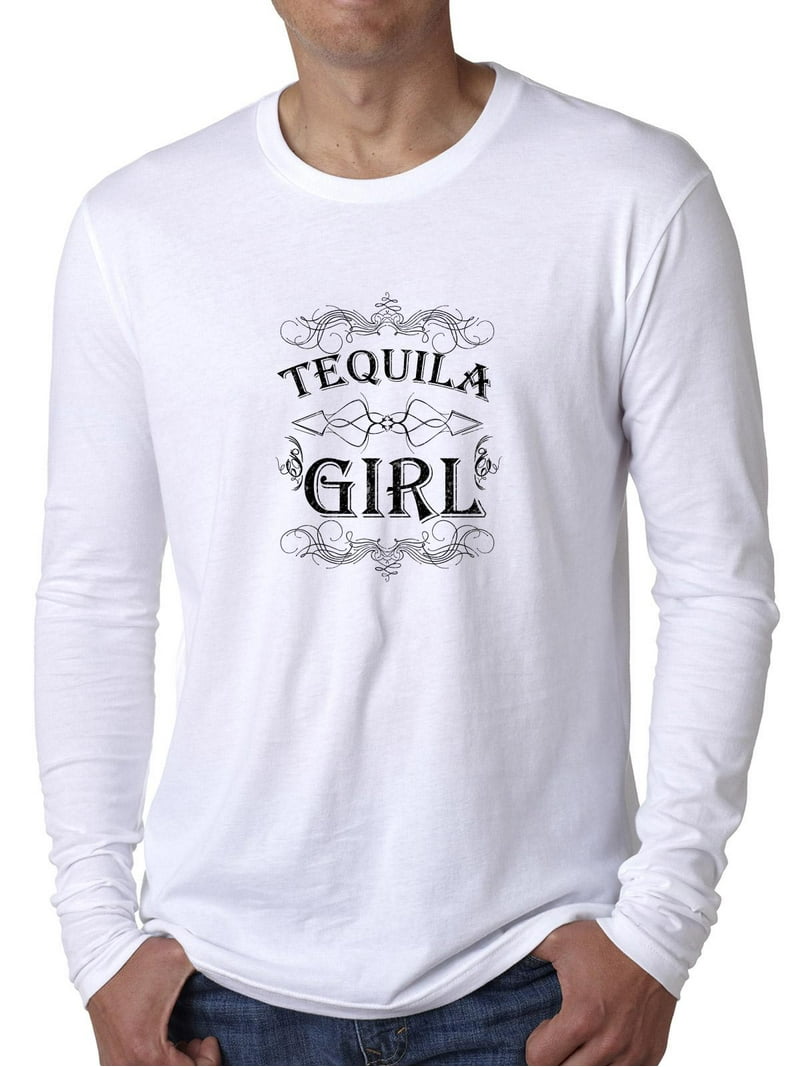 Tequila Girl - Cool Graphic Drinking Design Men's Long