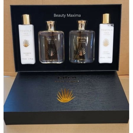 Tequila Gold 3.4 oz 4 Piece Set for Men
