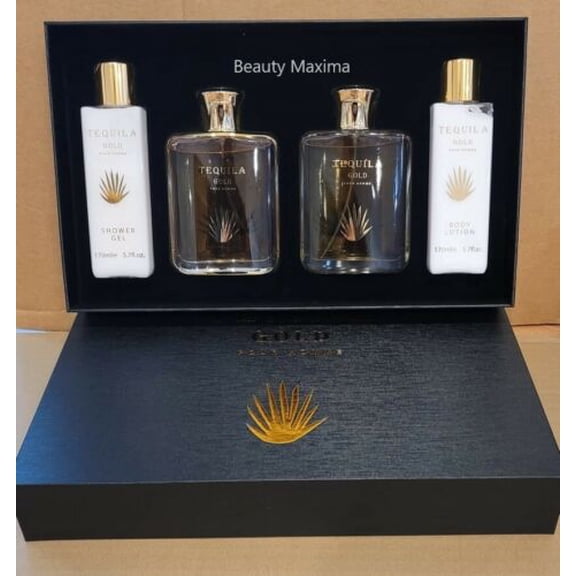 Tequila Gold 3.4 oz 4 Piece Set for Men