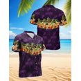 thumbnail image 1 of Tequila Hawaiian Shirt for Men, Tropical Style, Button Down Summer Beach Short Sleeve, S-5XL, 1 of 4