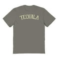 thumbnail image 1 of Tequila Humor Graphic Charcoal Men's Cotton T-Shirt, 1 of 1