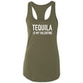 thumbnail image 1 of Tequila Is My Valentine Racerback Tank, 1 of 3
