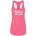 thumbnail image 1 of Tequila Is My Valentine Racerback Tank, 1 of 2