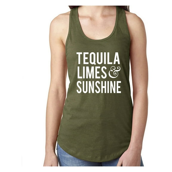 Tequila Limes & Sunshine Racerback Tank