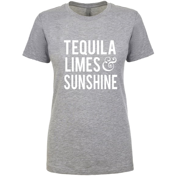 Tequila Limes & Sunshine Womens crewneck tee