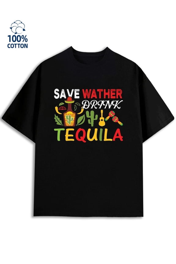 Tequila Lover Tee men funny humor 180G 100% Cotton black work wife Fashion Unisex Shirt Printed tshirts Casual Unisex Shirt Printed tshirts Funny Unisex Shirt Short Sleeve tshirts