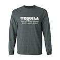 thumbnail image 1 of Tequila May Not Be The Answer Adult Long Sleeve T-shirt, 1 of 3