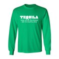 thumbnail image 1 of Tequila May Not Be The Answer Adult Long Sleeve T-shirt, 1 of 3