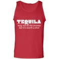 thumbnail image 1 of Tequila May Not Be The Answer Adult Tank Top, 1 of 2