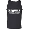 thumbnail image 1 of Tequila May Not Be The Answer Adult Tank Top, 1 of 2