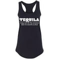 thumbnail image 1 of Tequila May Not Be The Answer Racerback Tank, 1 of 2