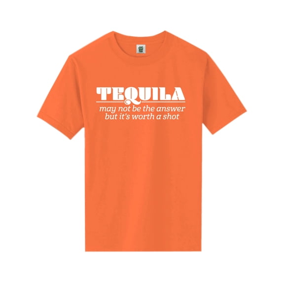 Tequila May Not Be The Answer Short Sleeve Neon Tee
