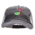 thumbnail image 1 of Tequila Shot Embroidered Frayed Mesh Cap - Black OSFM, 1 of 5