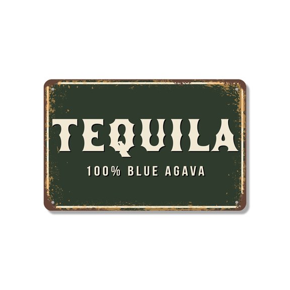 Tequila Street 7 Inch x 10 Inch Novelty Aluminum Metal Sign Salt Lime Repeat Durable Weatherproof UV Protected Perfect for Bars Patios Kitchens Fun Gift for Party Hosts Margarita Fans