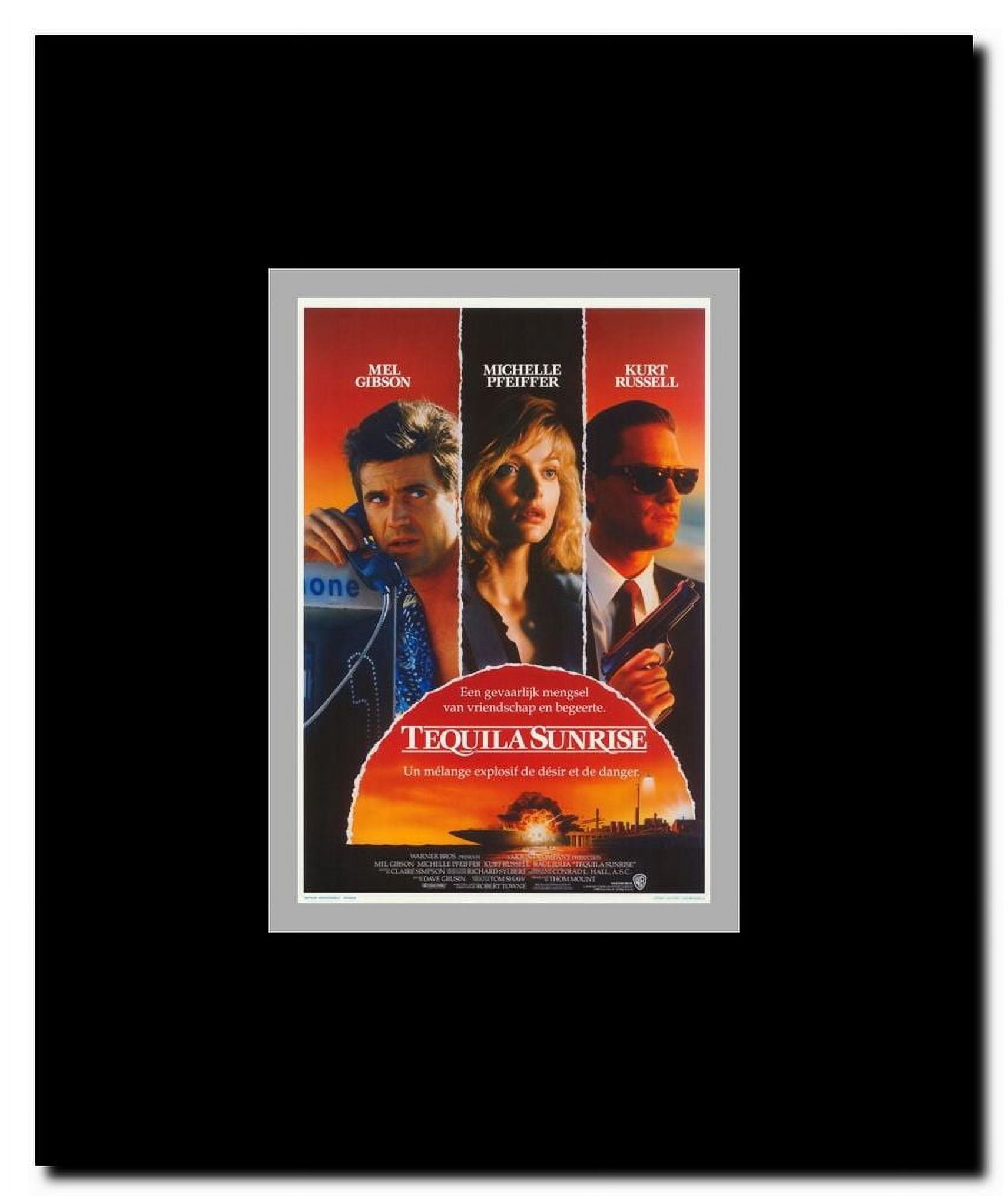 Tequila Sunrise Framed Movie Poster