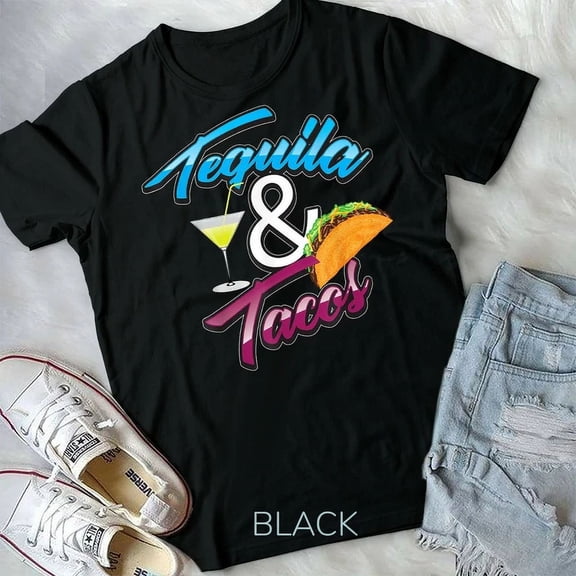 Tequila Tacos Shirt Cute Mexican Food Lovers Tee Gift Unisex Form T-Shirt