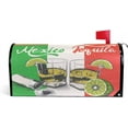 thumbnail image 1 of Tequila in Glasses On Mexican Flag Background Retro Style Magnetic Mailbox Cover MailWraps Garden Yard Home Decor for Outside Oversized-25.5" x20.8", 1 of 5
