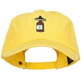 thumbnail image 1 of Tequila with Sombrero Embroidered Unstructured Cap - Yellow OSFM, 1 of 5