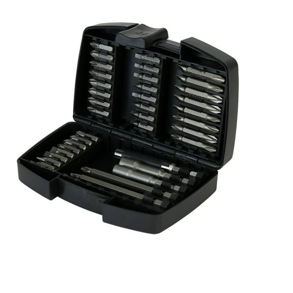 TerMight 37-Piece Screwdriver Bit Set (1/4, 5/16 to 1-7/8 Nut Drives, Numerous Phillips Bits and More!)
