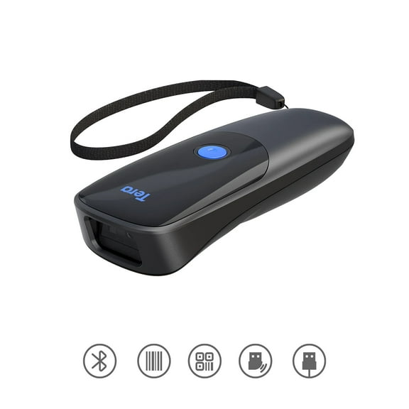 Tera 2D Portable Scanner 3-in-1 Time Stamp Pocket Barcode Reader Model 1300