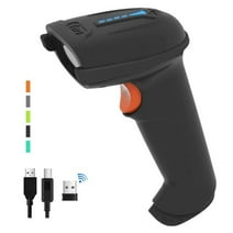 Tera Laser 1D Wireless Barcode Scanner with Extra Large Battery Capacity Model 5100
