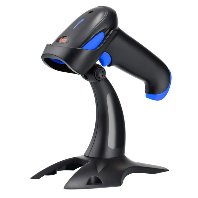 Tera Pro Fully Upgraded Wireless 2D QR Barcode Scanner with Stand 