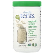 Teras Whey Organic Whey Protein Powder, Bourbon Vanilla, 21g Protein, 0.75 Lb