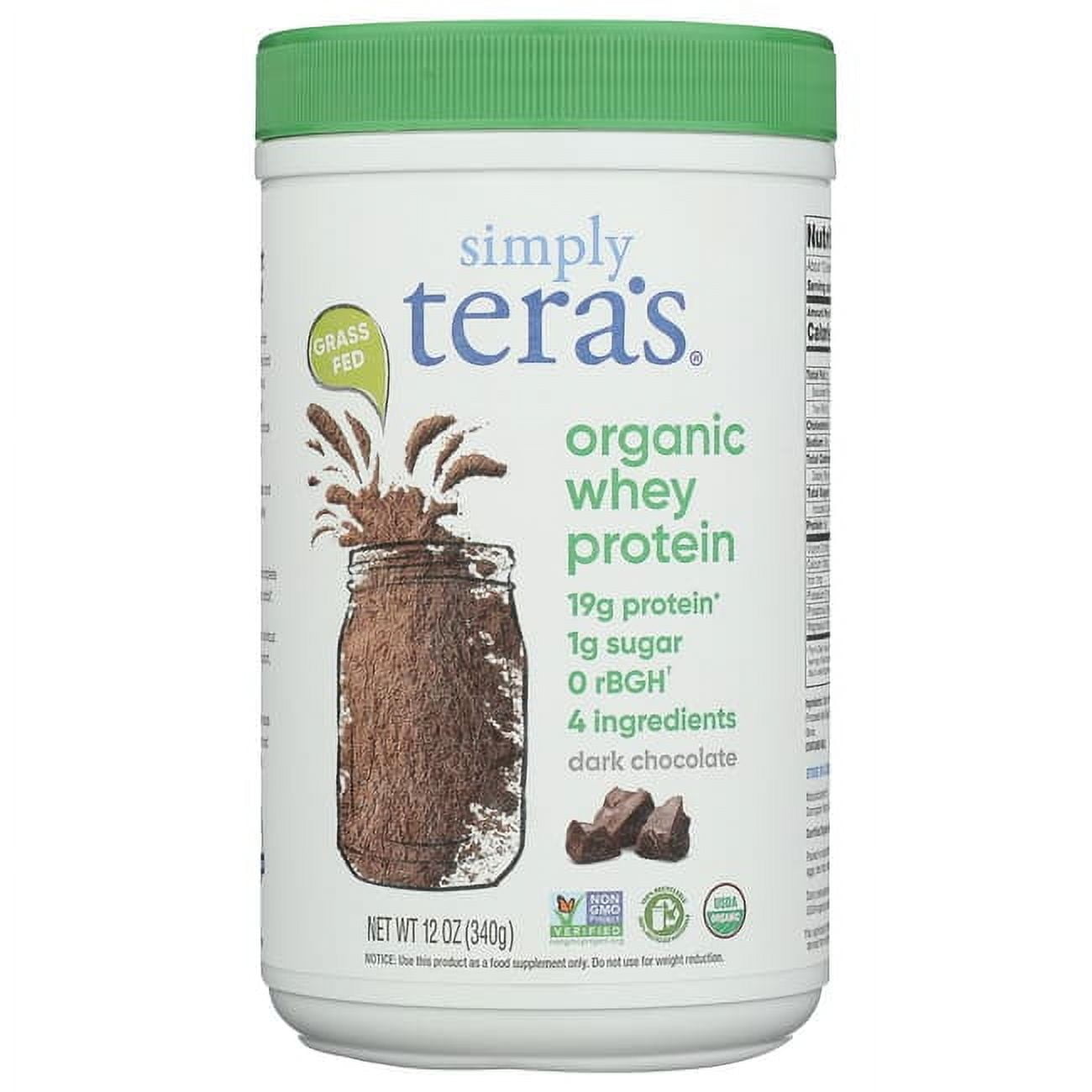 Tera's Whey Organic, Grass-fed, Gluten-free Whey Protein Powder