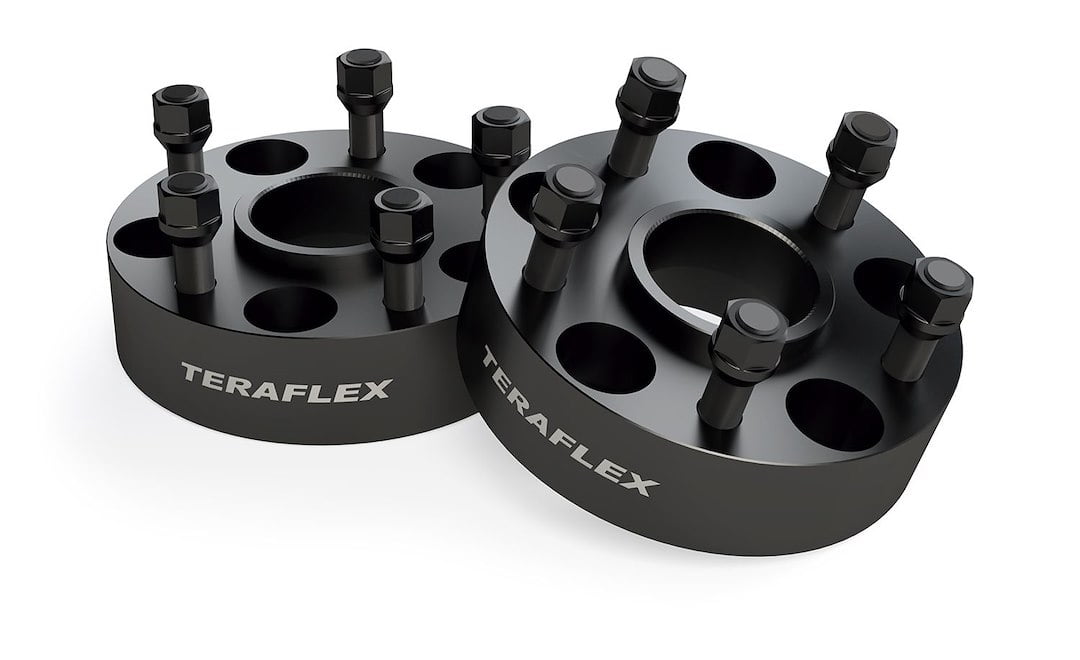 TeraFlex 1057000 JL | JT: 1.75 Wheel Offset Adapter Kit - 5x5 to 5x5 ...