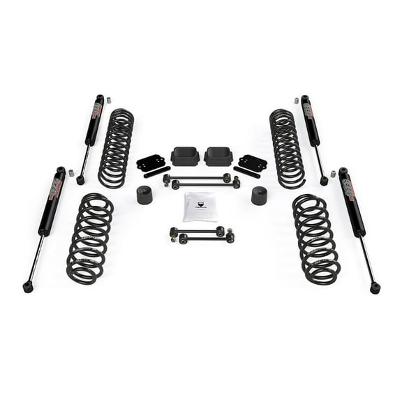 TeraFlex 2.5" Coil Spring Base Lift Kit with 9550 VSS Twin Tube Shocks - 1354250