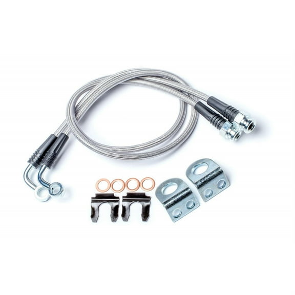 TeraFlex 4350310 30" Rear Brake Line Kit with Hardware