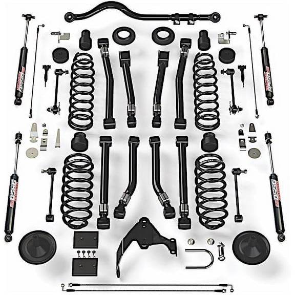 TeraFlex 4 Lift Suspension System with 8 Alpine Flexarms and 9550 VSS Shocks - 1451401