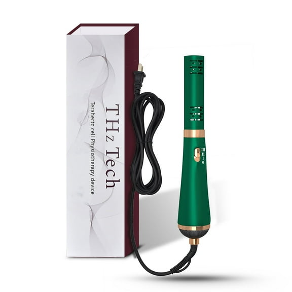 Terahertz (THz) Wand Device - Electric Heating Massage, Quantum Wellness Enhancer, Physiotherapy Plate for Body and Water Improvement Green