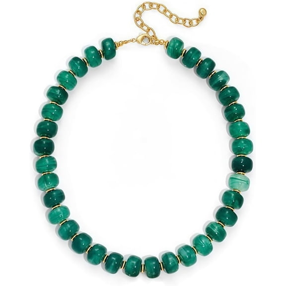 Terandius Colorful Beaded Necklace for Women Boho Fashion Summer Jewelry