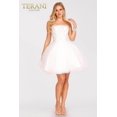 thumbnail image 1 of Terani Couture 231P0565 Beaded Short Cocktail homecoming party Dress Ivory 12 hoco 2025, 1 of 1