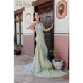 thumbnail image 1 of Terani Couture 232E1276 Two-Tone Strapless Long Formal Prom 2026 Dress Mist Sage Green 20, 1 of 1