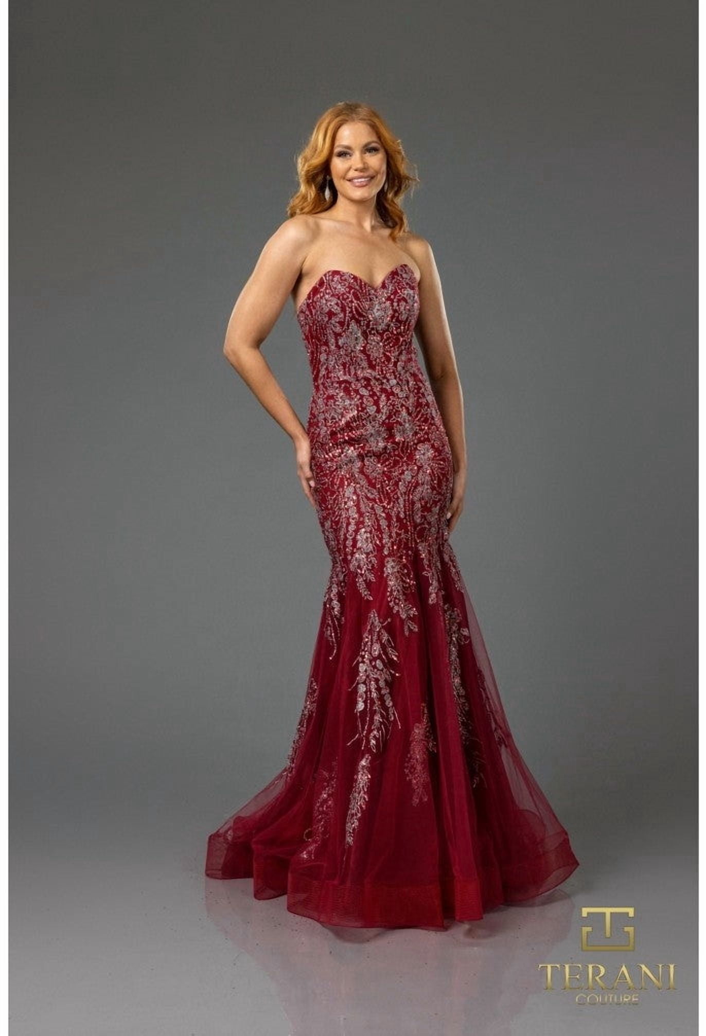 Terani Couture 251P4641 Beaded Fitted Bodycon Long Prom 2026 Dress Elegant Formal Gown Wine Burgundy 4 - Walmart.com Terani Couture 251P4641 Beaded Fitted Bodycon Long Prom 2026 Dress Elegant Formal Gown Wine Burgundy 4 - Walmart.com