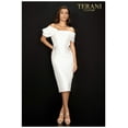 thumbnail image 1 of Women's Terani Couture Off Shoulder Mikado Cocktail Dress 2011c2009 Ivory 12, 1 of 1