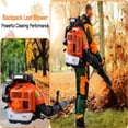 thumbnail image 1 of Tereitr 80cc Commercial Backpack Leaf Blower, 900 CFM Gas Powered with Cruise Control, 206 MPH Wind Speed & Low Noise Design for Large Property Cleanup, 1 of 9