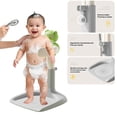 thumbnail image 1 of Tereitr Portable Toddler Bath Stand, Height Width Adjustable Baby Shower Rack Anti-Slip Base Baby Bath Rack, Green, 1 of 8