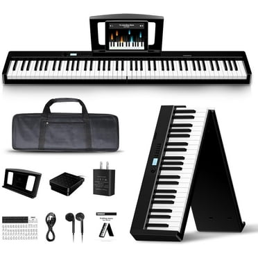 Sonart 88-Key Electronic Digital Piano, Full Size Weighted Keyboard ...