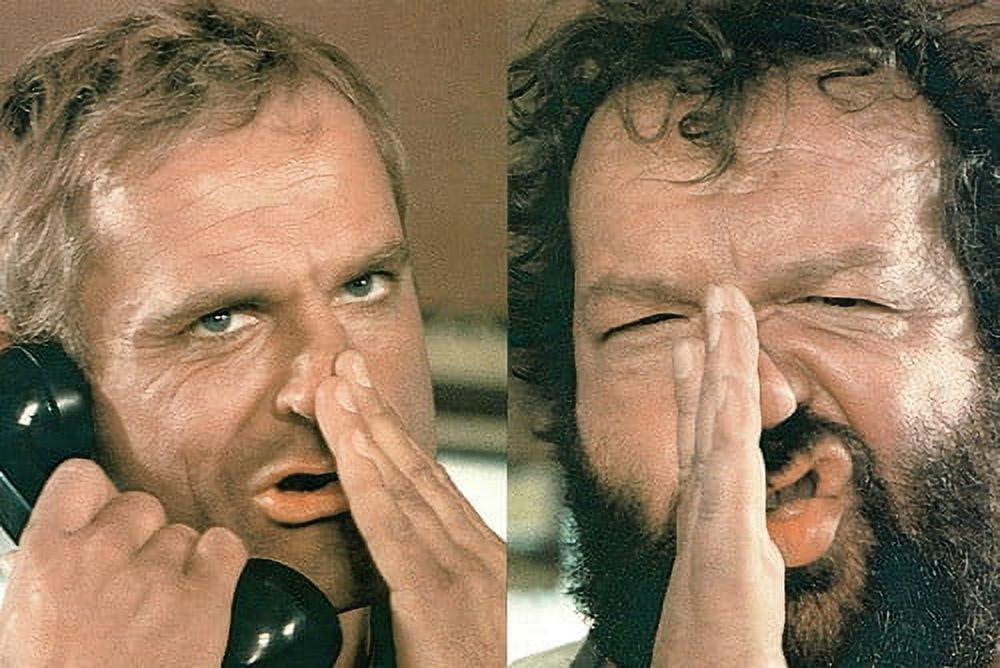 Terence Hill and Bud Spencer in I due superpiedi quasi piatti Crime ...