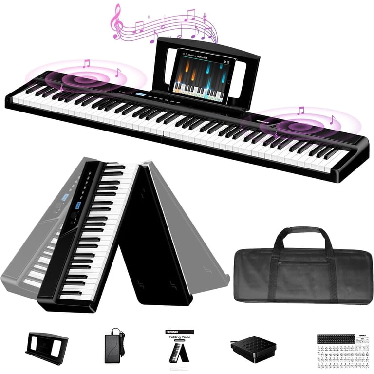 Terence, Digital Piano, 88 Keys V50, Weighted Dynamic Keyboard