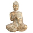 thumbnail image 1 of Teresa's Collections 6.3 Inches Meditating Buddha Statue Craft for Zen Decoration, Home Ornament Decoration, Boho Gold Statue for Office Table Living Room, 1 of 7