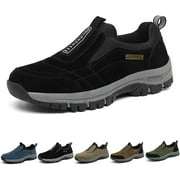 Teresad Shoes Men Comfortable Waterproof Orthopedic Walking Hiking Shoes